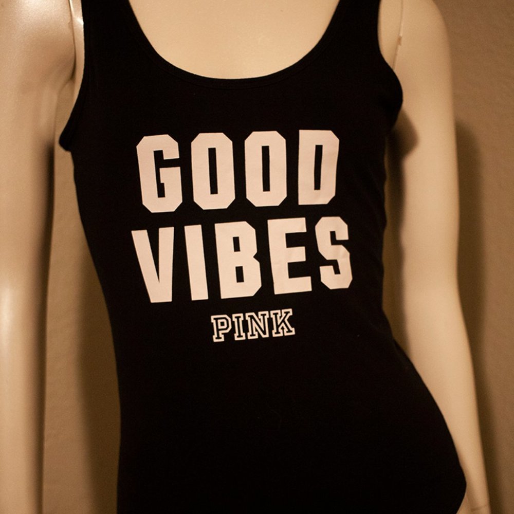 PINK Victoria's Secret Good Vibes Bodysuit